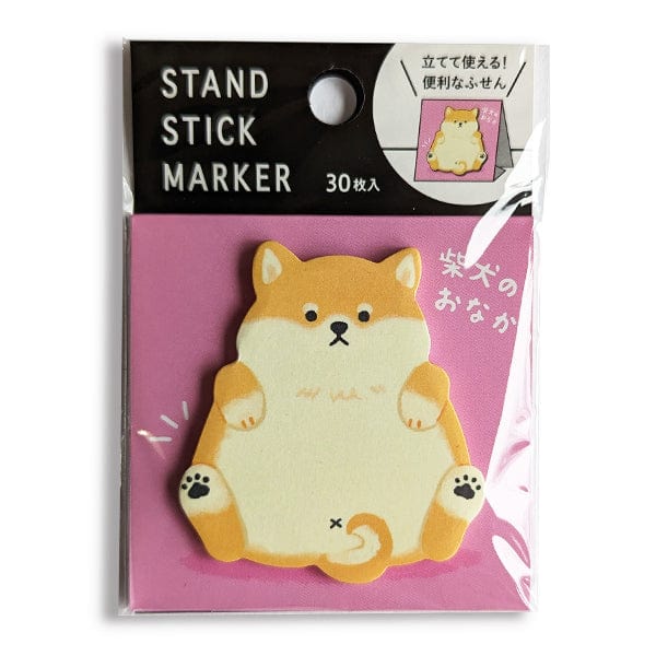 Mind Wave - Sticky Note Pad - Shiba Butt