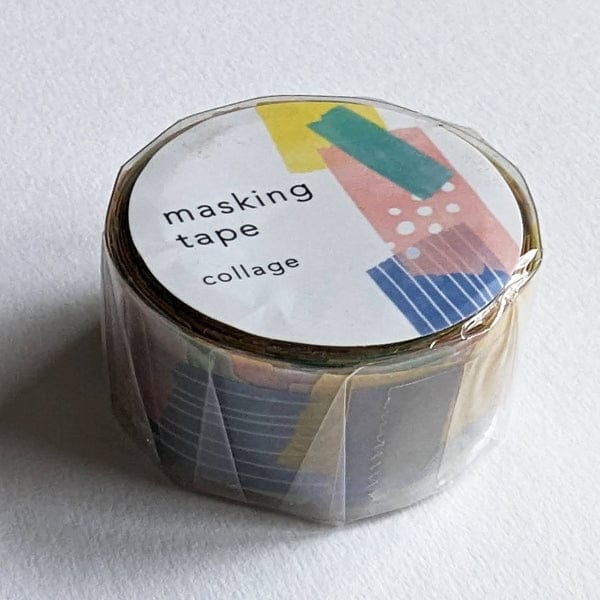 Mind Wave - Clear Washi Tape - 18mm x 5m Roll - Collage
