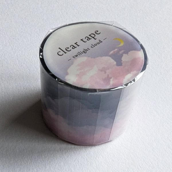 Mind Wave - Clear Washi Tape - 30mm x 3m Roll - Twilight Cloud