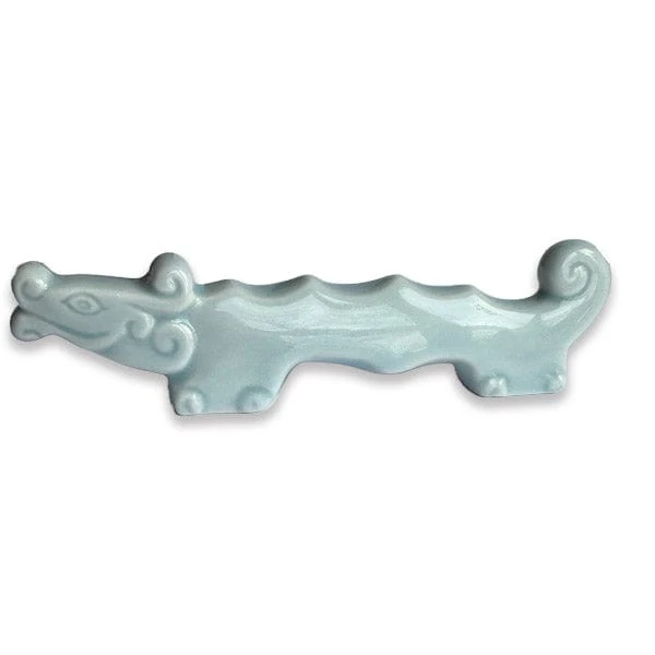 Ceramic Dragon Brush Stand - Large