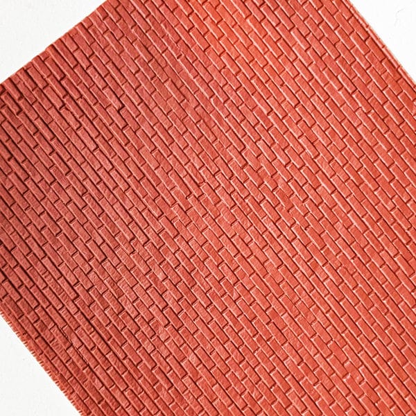 Model Builders Supply - Pattern Sheet - Rough Brick - 1:24 Scale