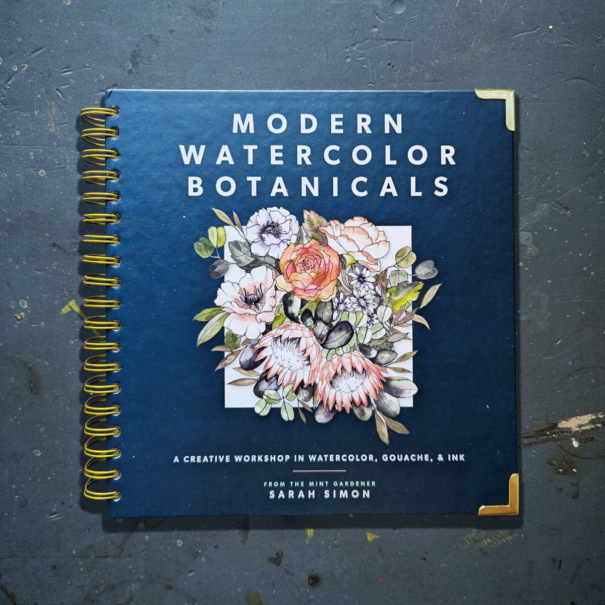Modern Watercolor Botanicals by Sarah Simon - Hard Cover
