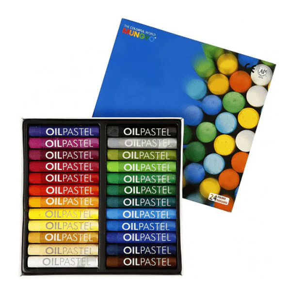 Mungyo - Oil Pastels - Set of 24 Colours