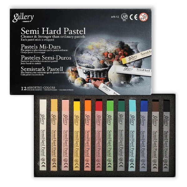 Mungyo - Semi Hard Pastels - Set of 12 Colours