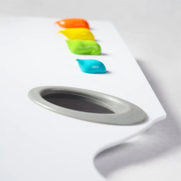 New Wave - Easy Lift - Peelable Artist Palette - Hand Held - White - Image 4