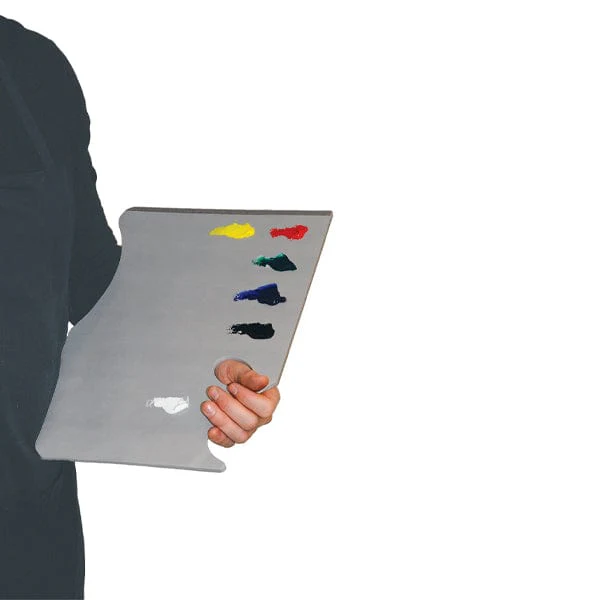 New Wave - Grey Pad - Ergonomic Handheld Paper Palette - 11x16" - Image 4
