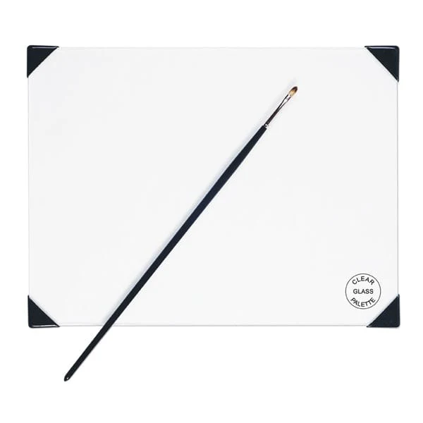 New Wave - Posh - Glass Table Top Palette - Clear - 9x12" - Image 2
