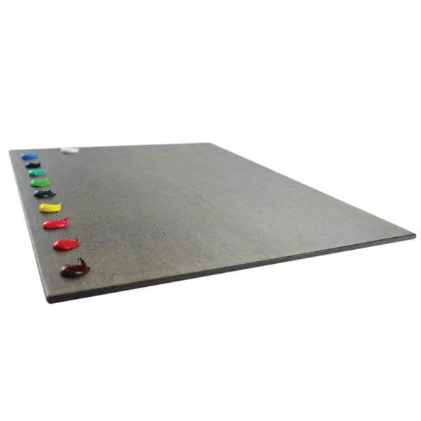 New Wave - Posh - Stained Wood Table Top Palette - Neutral Grey - 11.75x15.75"