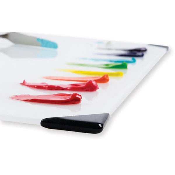 New Wave - Posh - Glass Table Top Palette - White - 12x16" - Image 3