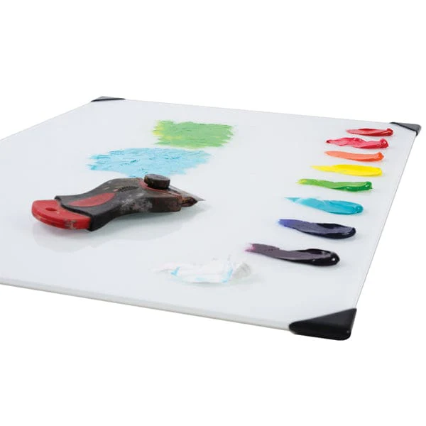 New Wave - Posh - Glass Table Top Palette - White - 12x16" - Image 6