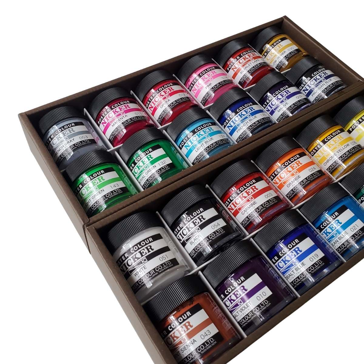 Nicker - Poster Colours - Set of 24 Colours - 40mL Jars - Image 5