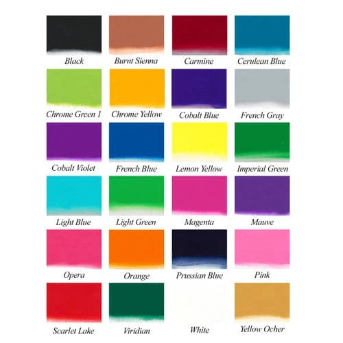 Nicker - Poster Colours - Set of 24 Colours - 40mL Jars - Image 7
