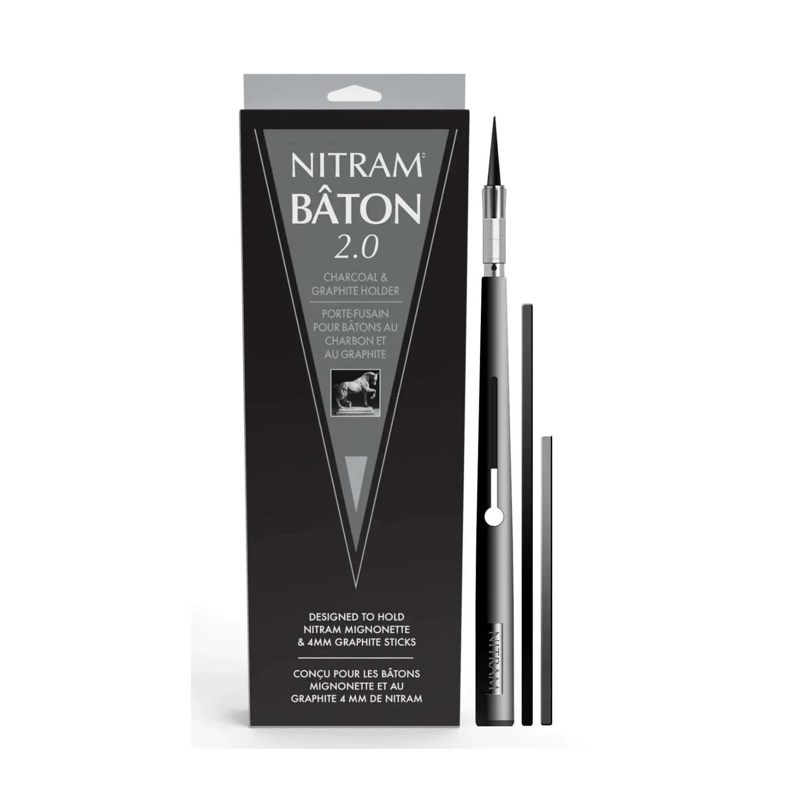 Nitram - Bâton 2.0 - Charcoal & Graphite Holder