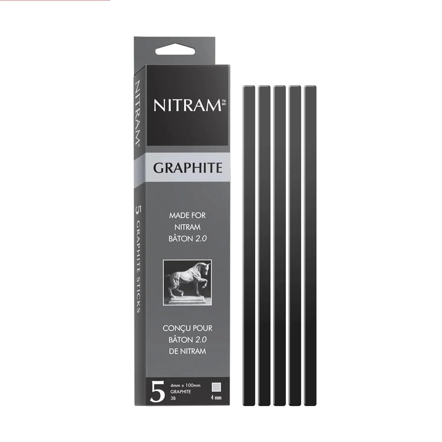 Nitram - Graphite Sticks - 5 Pieces