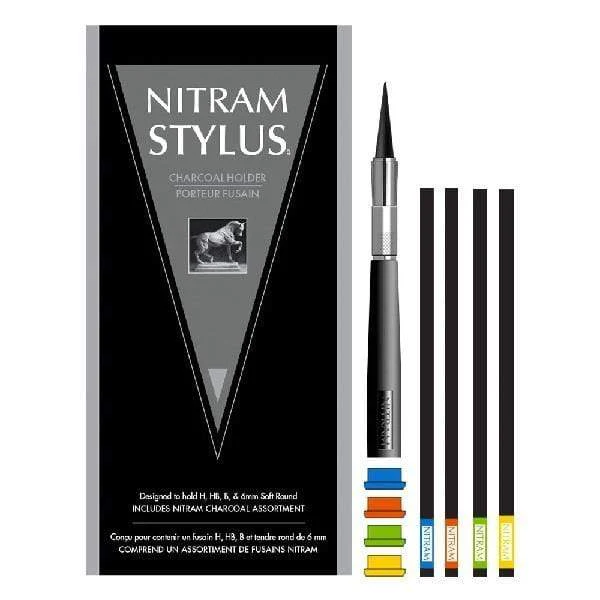 Nitram - Stylus - Charcoal Holder - Holds H, HB, B, & 6MM