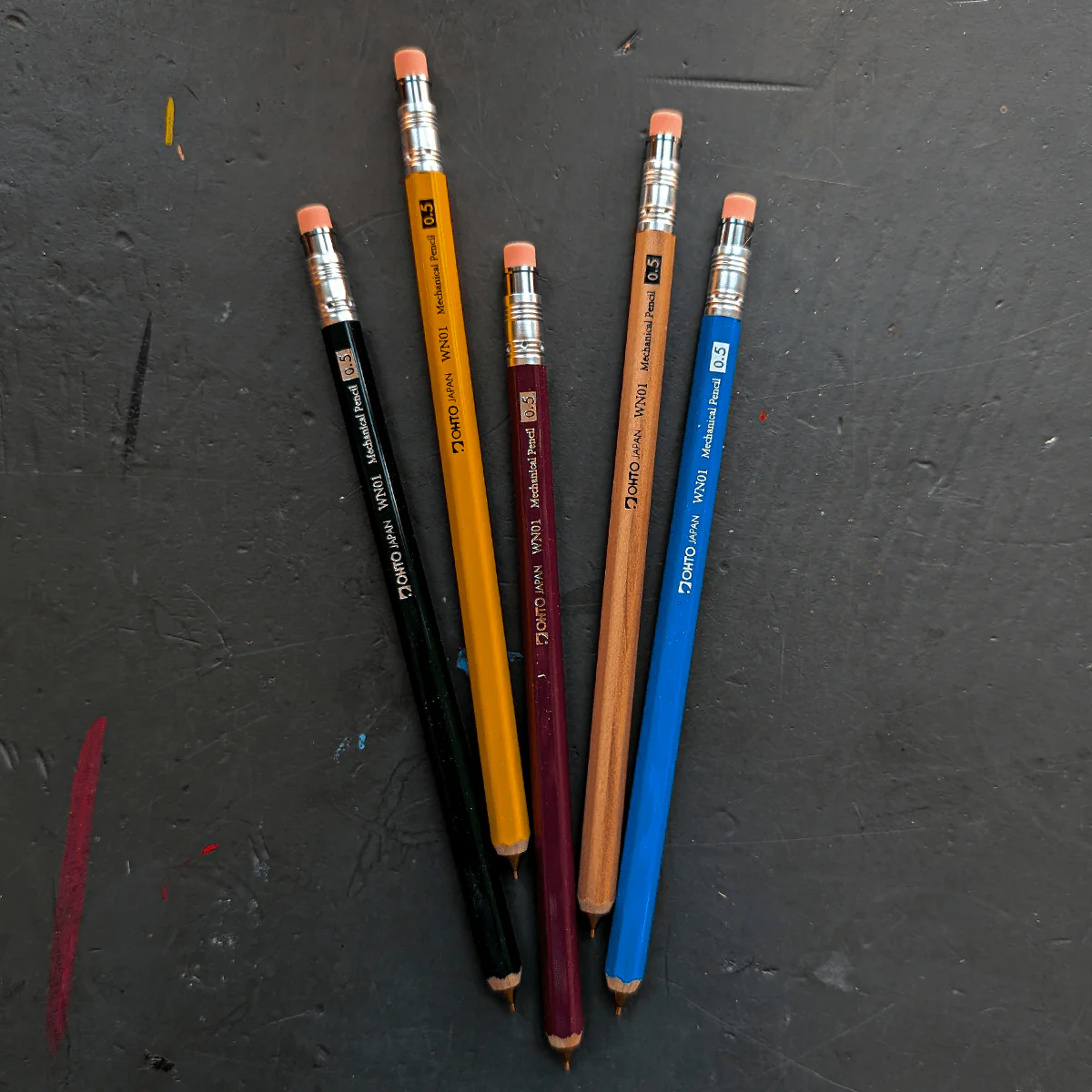 Ohto - Wooden Mechanical Pencils - WN01 - 0.5mm Standard