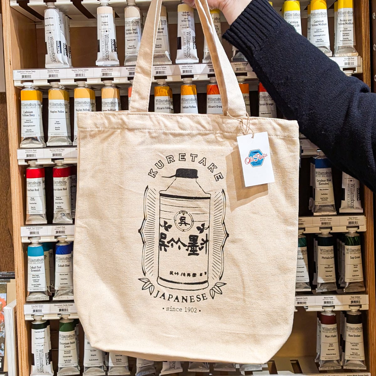 Old Resta - Vintage Stationary Tote Bags - Image 2