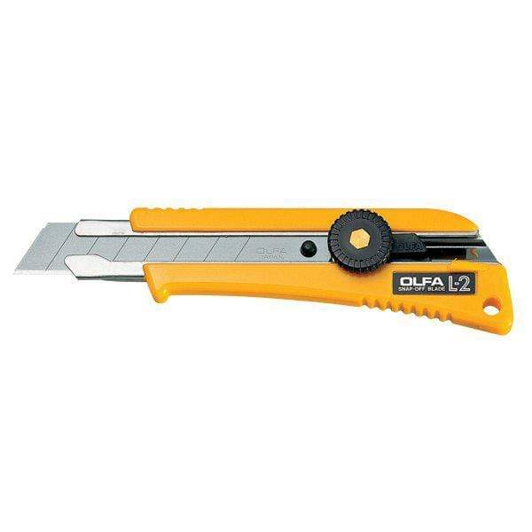 OLFA - L-2 Utility Knife with Rubber Insert - 18mm Blade
