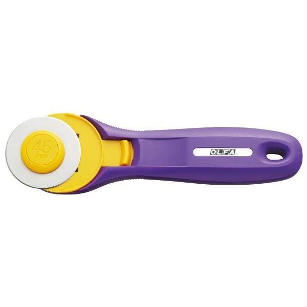 OLFA - Rotary Cutter - 45mm Blade - Purple Handle