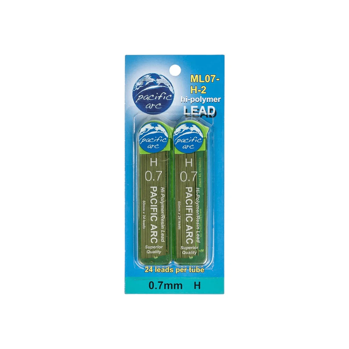 Pacific Arc - 0.7mm Lead Refills - H - 2 Pack