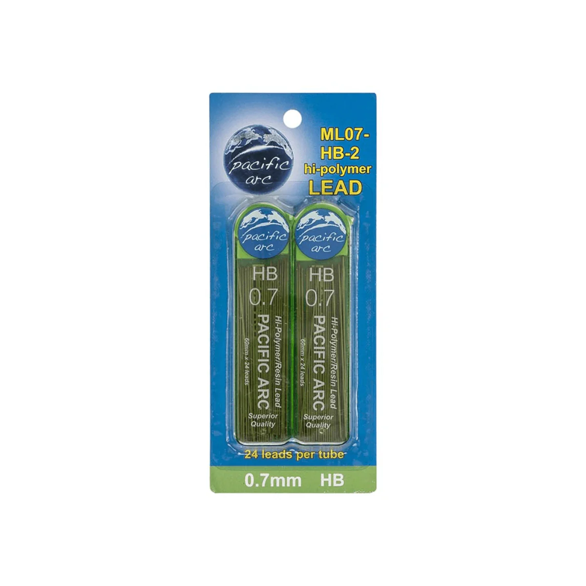 Pacific Arc - 0.7mm Lead Refills - HB - 2 Pack