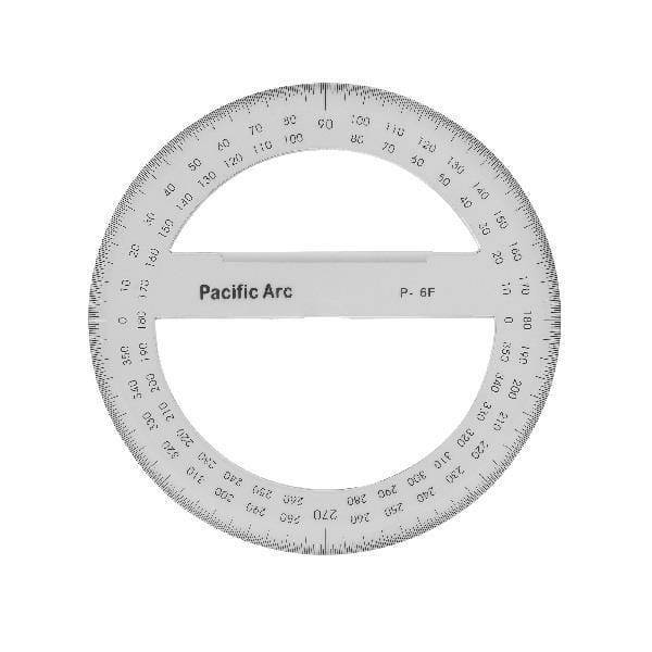 Pacific Arc - Protractor - 6" Circle