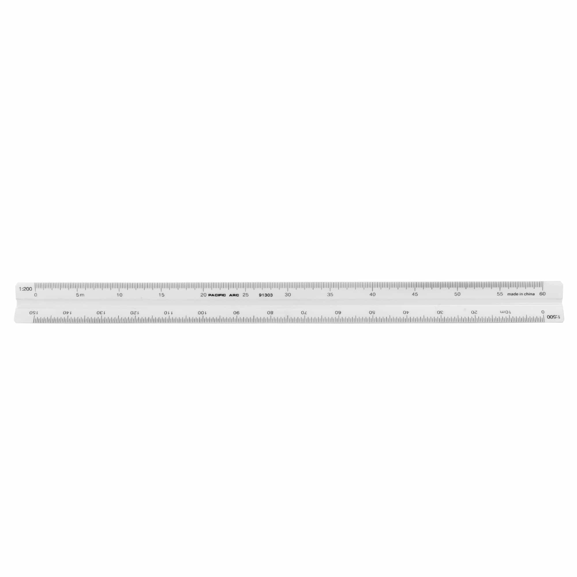 Pacific Arc - Tri-Scale Ruler - Architect Style - 30cm Metric - Scholastic