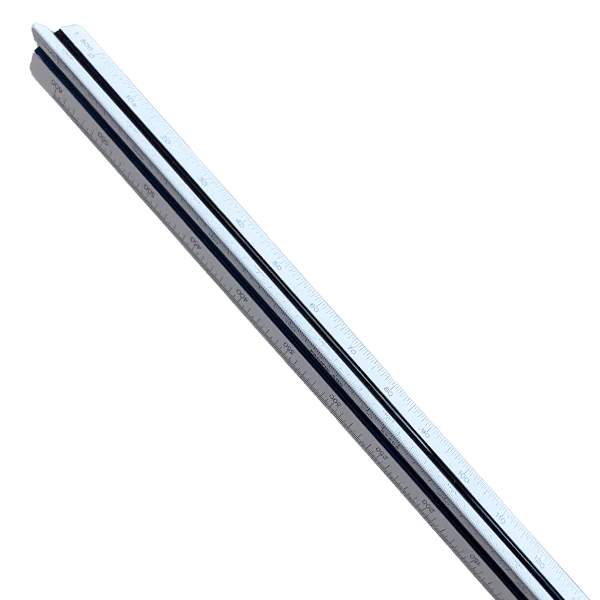 Pacific Arc - Tri-Scale Ruler - Metric #5 Style - 30cm Metric - Professional