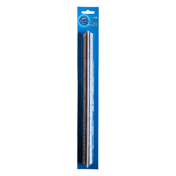 Pacific Arc - Tri-Scale Ruler - Metric #5 Style - 30cm Metric - Scholastic