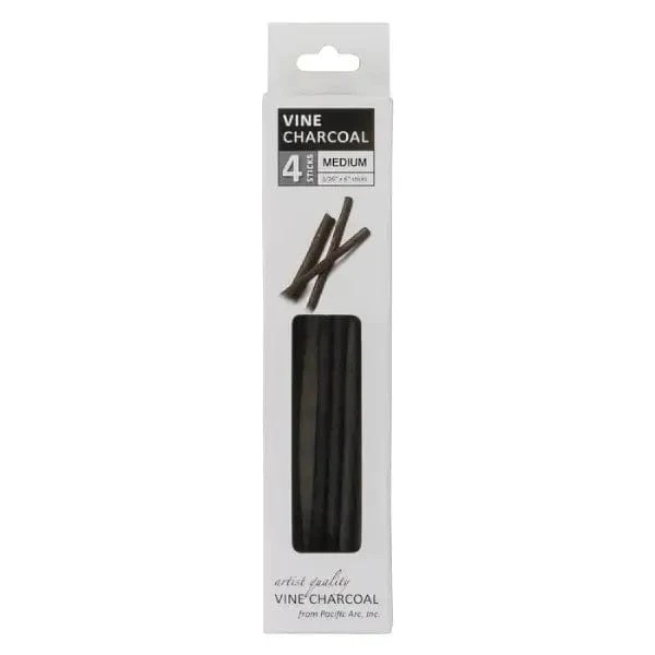 Pacific Arc - Vine Charcoal - 4 Medium Sticks