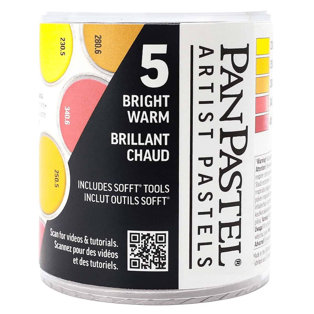 PanPastel - Artist Pastels - Bright Warm - 5 Colour Set