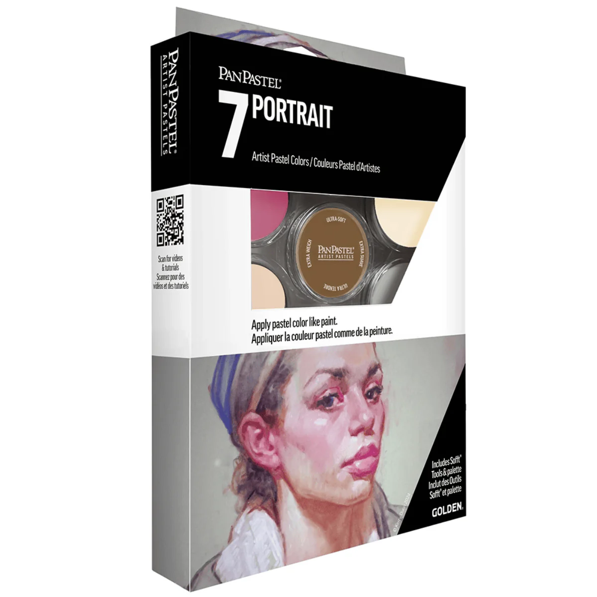 PanPastel - Artist Pastels - 7 Colour Set & Palette - Portrait