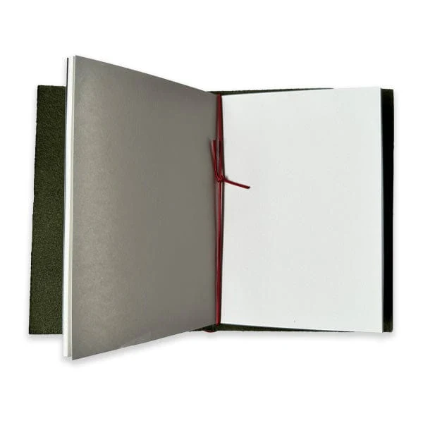 Paper Republic - Grand Voyageur - Pocket Leather Journal - Olive Green - Image 2
