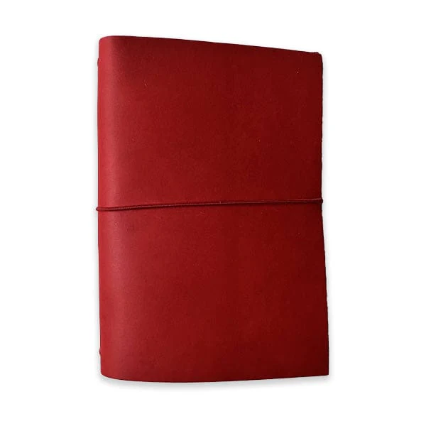 Paper Republic - Grand Voyageur - Pocket Leather Journal - Red