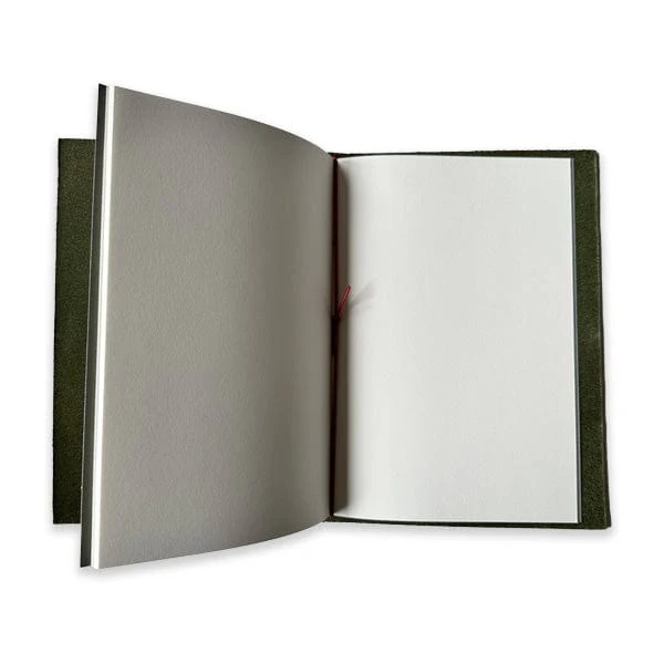 Paper Republic - Grand Voyageur - XL Leather Journal - Olive Green - Image 2
