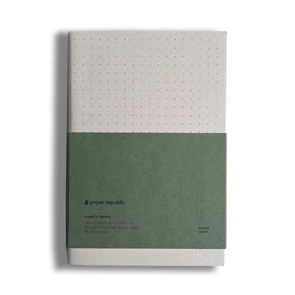 Paper Republic - Pocket Notebook Refill - Dot Paper 2 Pack