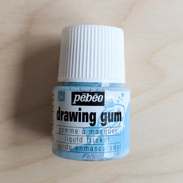Pebeo - Drawing Gum - Liquid Frisket - Latex-Free - 45mL Bottle