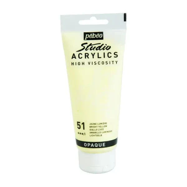 Pebeo - Studio Acrylics - High Viscosity Colour - 100mL Tubes - Image 2