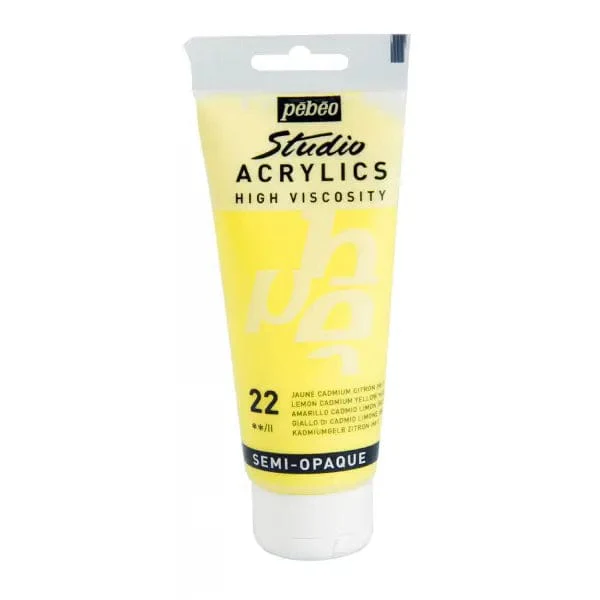 Pebeo - Studio Acrylics - High Viscosity Colour - 100mL Tubes - Image 6