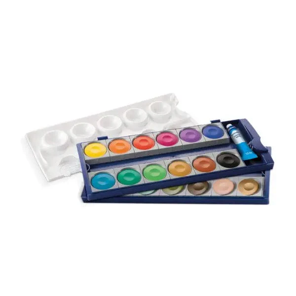 Pelikan - K24 ECO - Opaque Paint Box - Set of 24 Watercolours