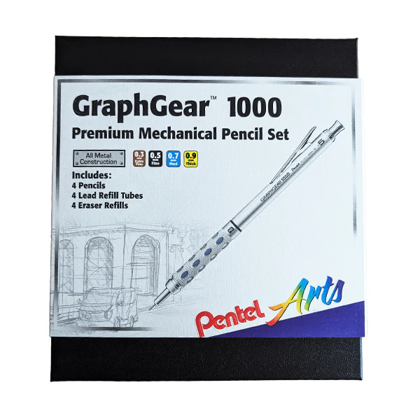 Pentel - GraphGear 1000 - Premium Mechanical Pencil Set