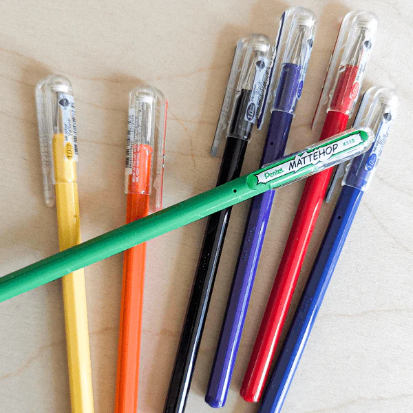Pentel - MATTEHOP - Vibrant Gel Roller Pens