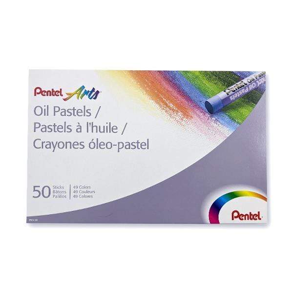 Pentel - Oil Pastels PHN50 - Set of 50 Colours - Image 2