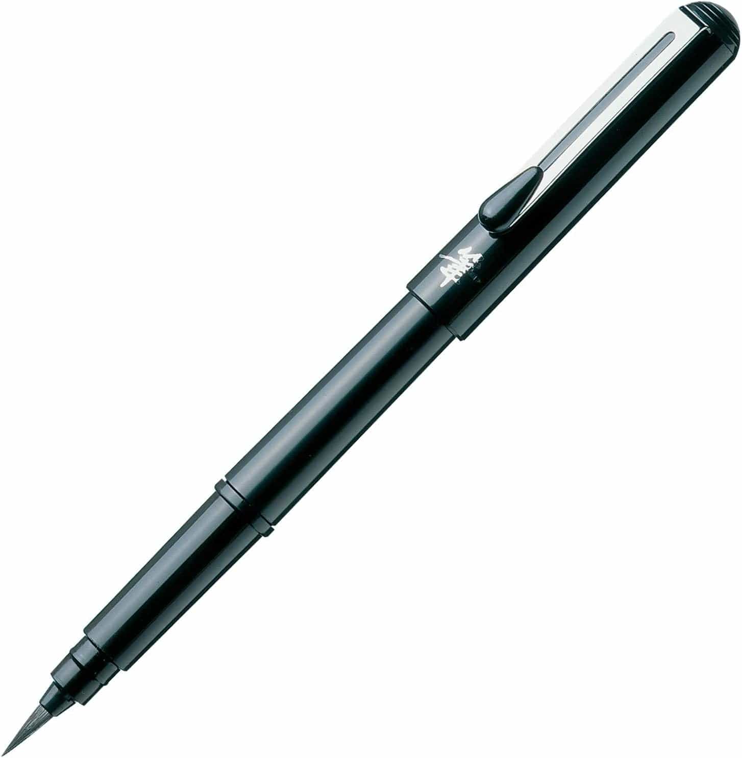 Pentel - Pocket Brush Pen + 2 Refills - Black Ink