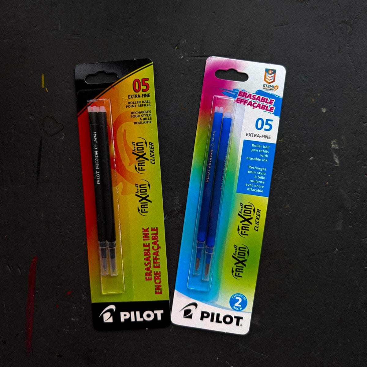 Pilot - Frixion - Erasable Pen Refills - 0.5mm Point - 2 Pack