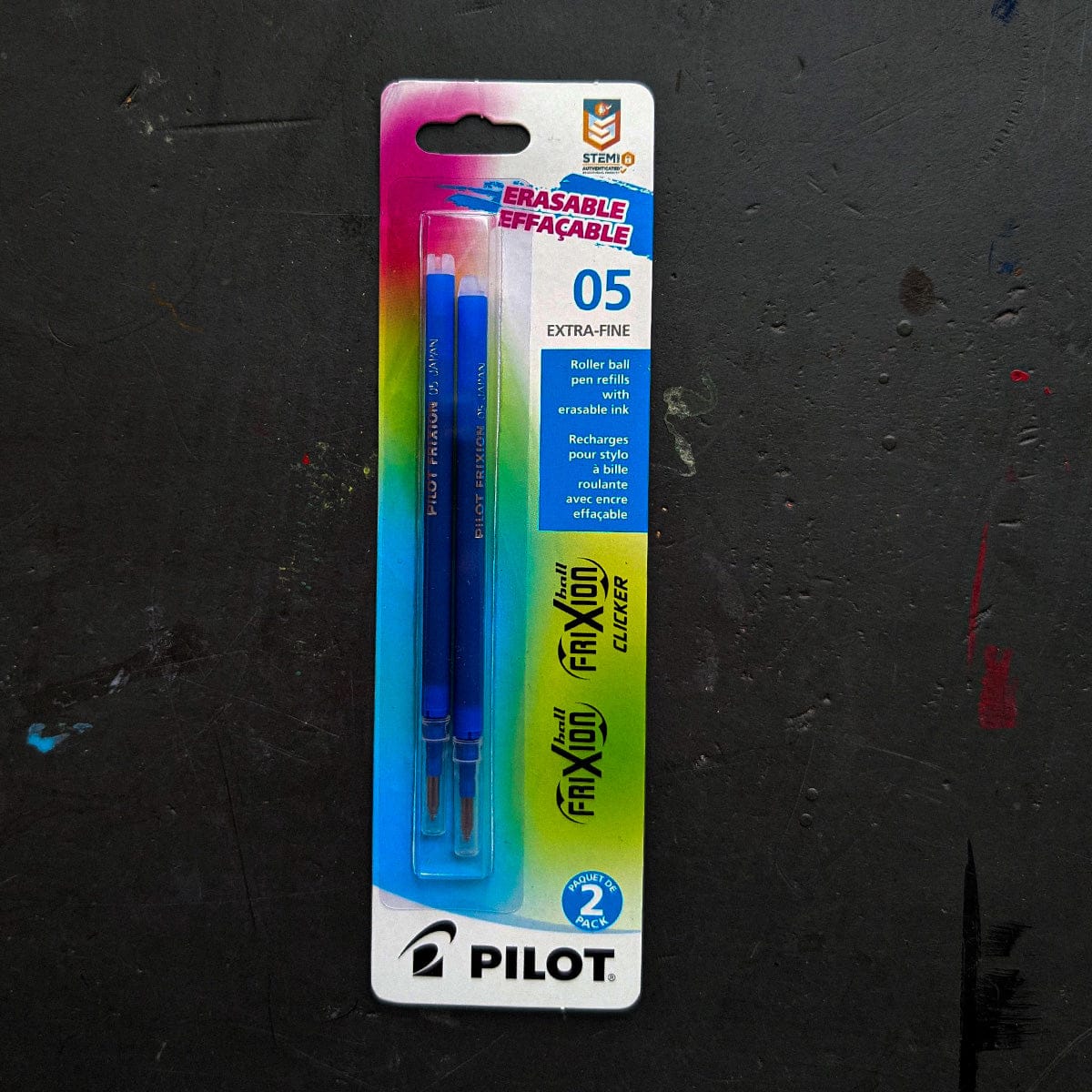 Pilot - Frixion - Erasable Pen Refills - 0.5mm Point - 2 Pack - Image 3