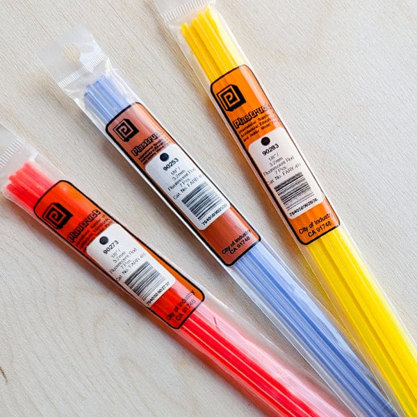 Plastruct - Fluorescent Rods - 1/8x10" - 7 Packs