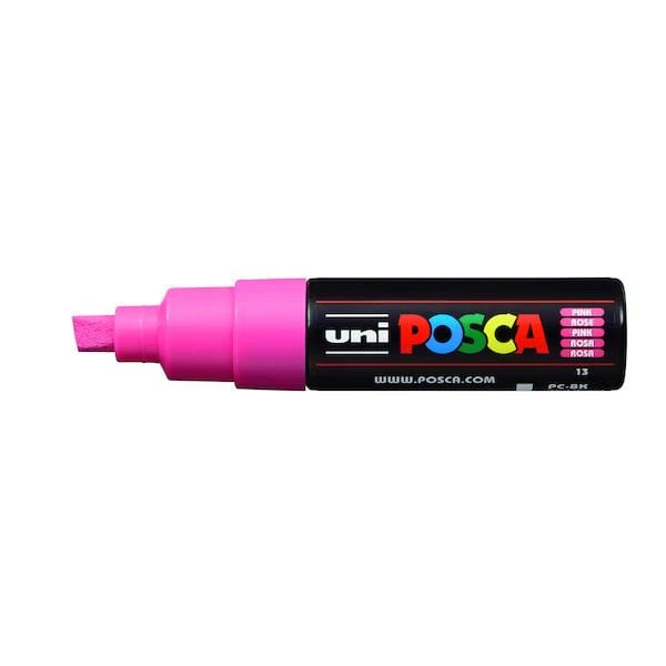 Uni - Posca - Individual Paint Markers - Broad Chisel Tip - PC-8K - Image 16