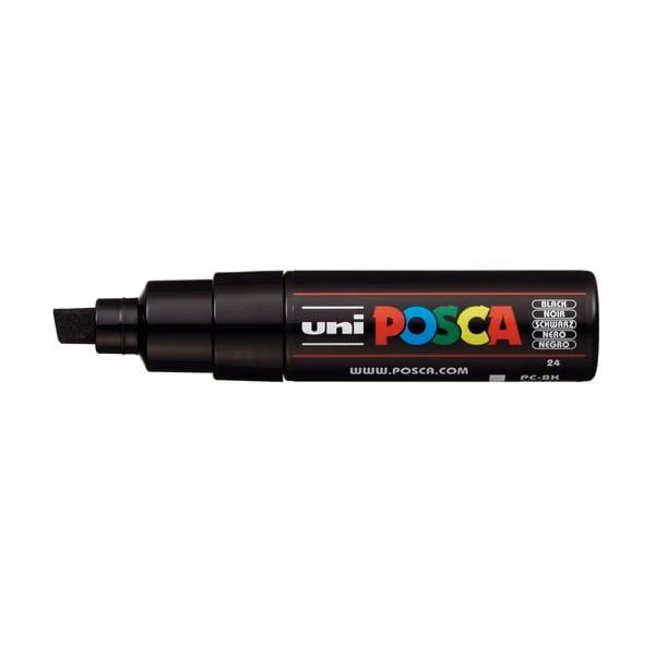 Uni - Posca - Individual Paint Markers - Broad Chisel Tip - PC-8K - Image 2