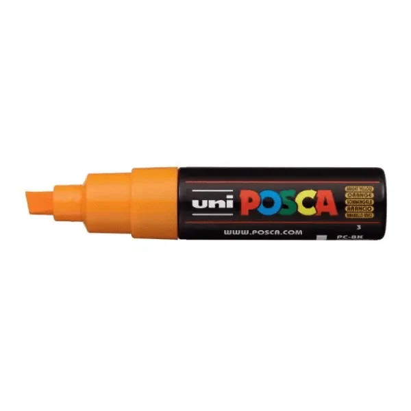 Uni - Posca - Individual Paint Markers - Broad Chisel Tip - PC-8K - Image 4